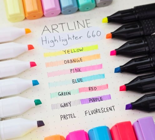 ปากกาไฮไลท์ ARTLINE EK-660 สีเหลือง_4